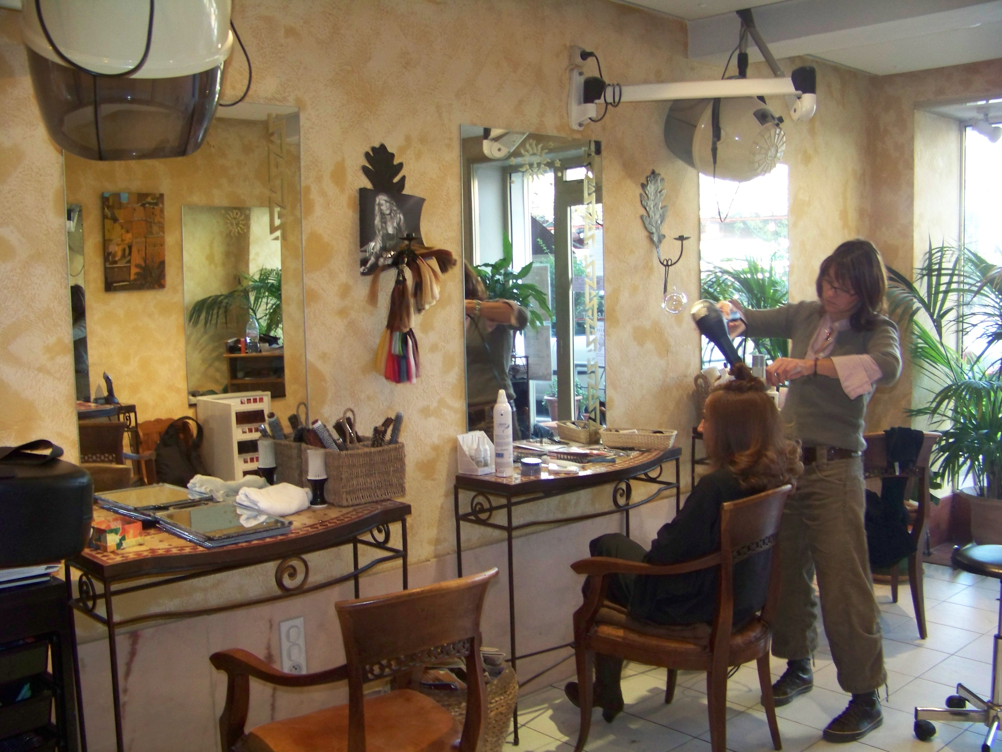 Le salon de coiffure
